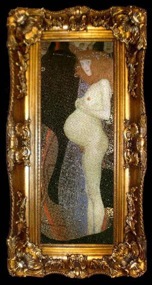 framed  Gustav Klimt hoppet, ta009-2